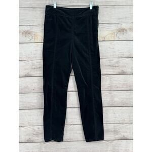 Annette Gortz Germany Velvet Stretch Pants Womens 38/US 8 Black